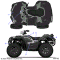 BODY: DECALS GRAPHIC - 2024 POLARIS SPORTSMAN XP 1000 55" 49S