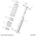 SUSPENSION: SHOCK REAR - 2023 POLARIS SPORTSMAN XP 1000 55" 49S