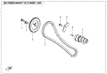 Timing Sprocket Bolt by CF Moto