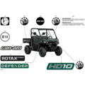 BODY - DECALS - 2024 CAN AM DEFENDER HD10 DPS - TUNDRA GREEN - 64" WIDTH CALI
