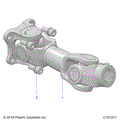 DRIVE TRAIN: PROP SHAFT REAR - 2022 POLARIS SPORTSMAN XP 1000 S 55"