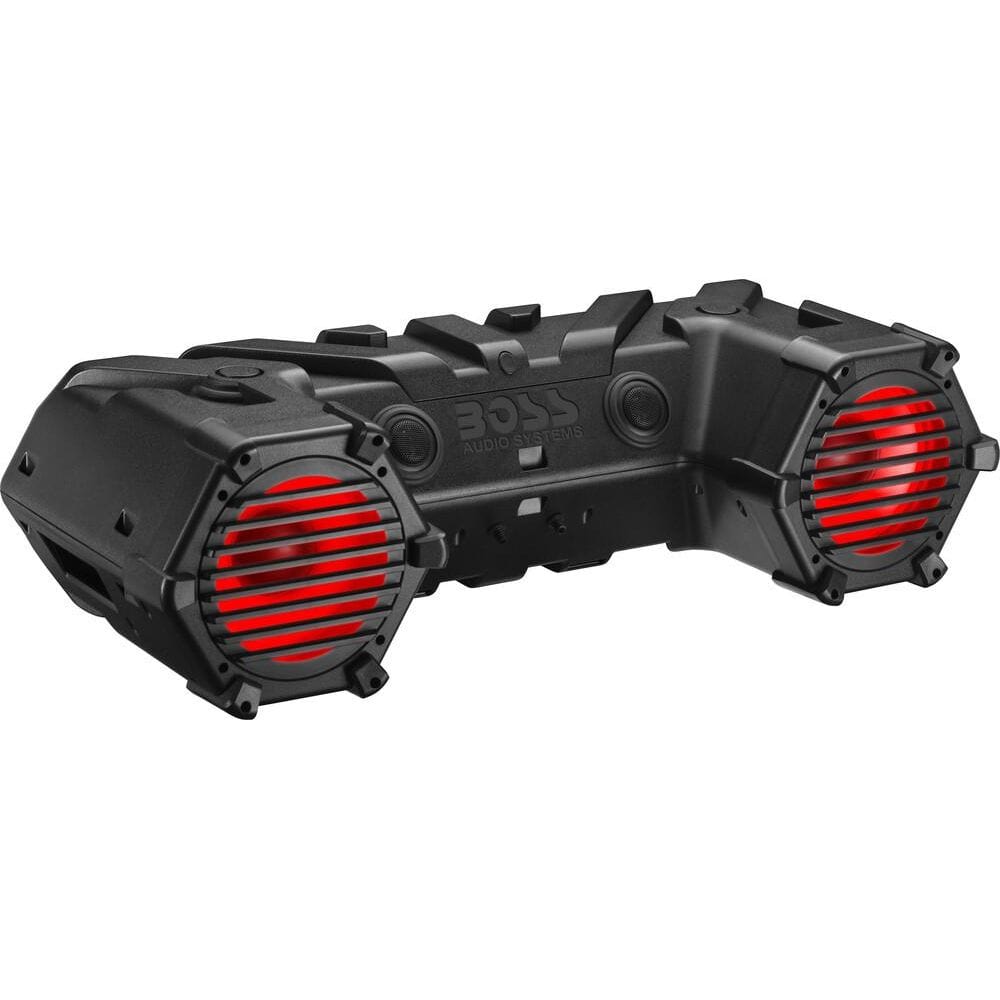 8" Atv Tube With Lighting Lightbar And Rgb Lit Speakers by Boss Audio ATV95LRGB Speaker Kit 63-8308 Western Powersports Drop Ship