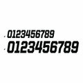 #8 Black 6 Race Series 3/Pack By D'Cor