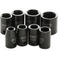 8 Pc 3/8" Met Imp Skt Set Shallow by Performance Tool