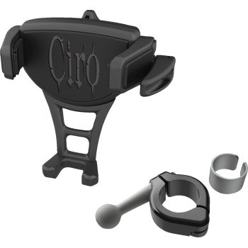 Phone Holder Constrictor Black 7/8" 1" Handlebar Mount by Ciro