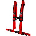 Harness H Style - 4 Point - EZ - Adjust - 2in Buckle - Red by DragonFire Racing