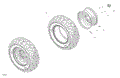 DRIVE - FRONT WHEELS - 2026 CAN AM COMMANDER MAX 700 EFI DPS - COMPASS GREEN - 60" WIDTH
