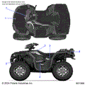 BODY: DECALS GRAPHIC - 2025 POLARIS SPORTSMAN 850 EPS 48"