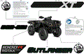BODY - FEATURE DECALS - 2025 CAN AM OUTLANDER 1000R 4X4 XT - WILDLAND CAMO