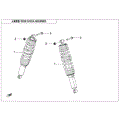REAR SHOCK ABSORBER - 2025 CFMOTO UFORCE U10XL PRO HIGHLAND