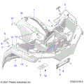 BODY: FRONT CAB - 2024 POLARIS SPORTSMAN 450 HO UTILITY 50S