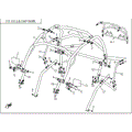 CAB FRAME (ROPS) - 2015 CFMOTO ZFORCE 800 EX