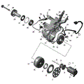 ROTAX - MAGNETO AND ELECTRIC STARTER - 2025 CAN AM DEFENDER HD10 LTD CAB - DUSTY NAVY - 65" WIDTH