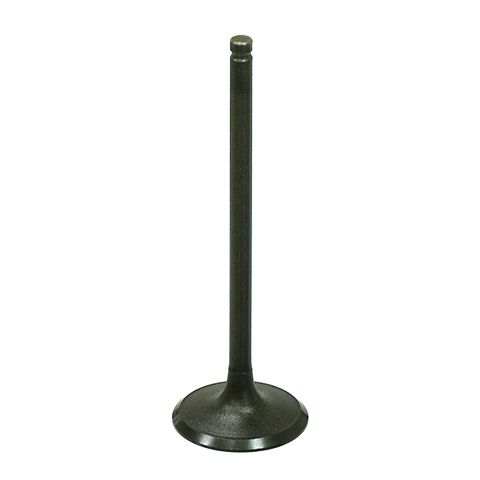The Kawasaki Teryx UTV/ATV Intake Valve by Bronco, featuring a rounded top, straight stem, and flared disc base, is shown against a plain white background—designed for optimal engine performance.