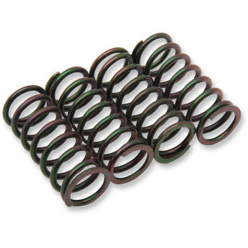 The Clutch Spring Set by Barnett features sixteen heavy-duty dark metal coil springs arranged in four rows of four, displayed on a white background.