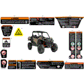 BODY - WARNING DECALS - 2023 CAN AM COMMANDER 1000R EFI X MR