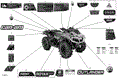 BODY - DECALS - 2022 CAN AM OUTLANDER 1000R EFI X MR