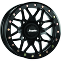 Typhon Wheel (14X7 4/137 5+2 +10) (Machined Black) by DragonFire Racing