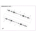 FRONT CV SHAFT - 2024 CFMOTO UFORCE 600
