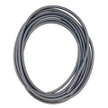 Coiled gray flexible boost line hose with smooth surface and 3/16 inch inner diameter.