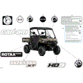 BODY - DECALS - 2026 CAN AM DEFENDER HD9 XT - DARK WILDLAND CAMO - 62" WIDTH