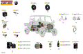 MISCELLANEOUS - MAINTENANCE PARTS & FLUIDS - 2026 CAN AM DEFENDER HD11 LTD CAB - HYBRID WHITE PEARL - 65" WIDTH - (2)