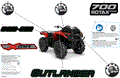 BODY - FEATURE DECALS - 2023 CAN AM OUTLANDER X MR 700