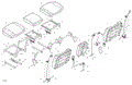 BODY - SEAT - FRONT SECTION - 2024 CAN AM DEFENDER MAX HD9 XT - ASPHALT GREY - 62" WIDTH CALI