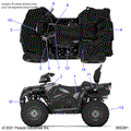 BODY: DECALS - 2022 POLARIS SPORTSMAN TOURING 570
