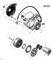 MAGNETO AND ELECTRIC STARTER OUTLANDER_04R1503 - 2015 CAN AM OUTLANDER 500 EFI
