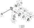 GEAR BOX AND COMPONENTS - 2019 CAN AM OUTLANDER MAX 450 EFI