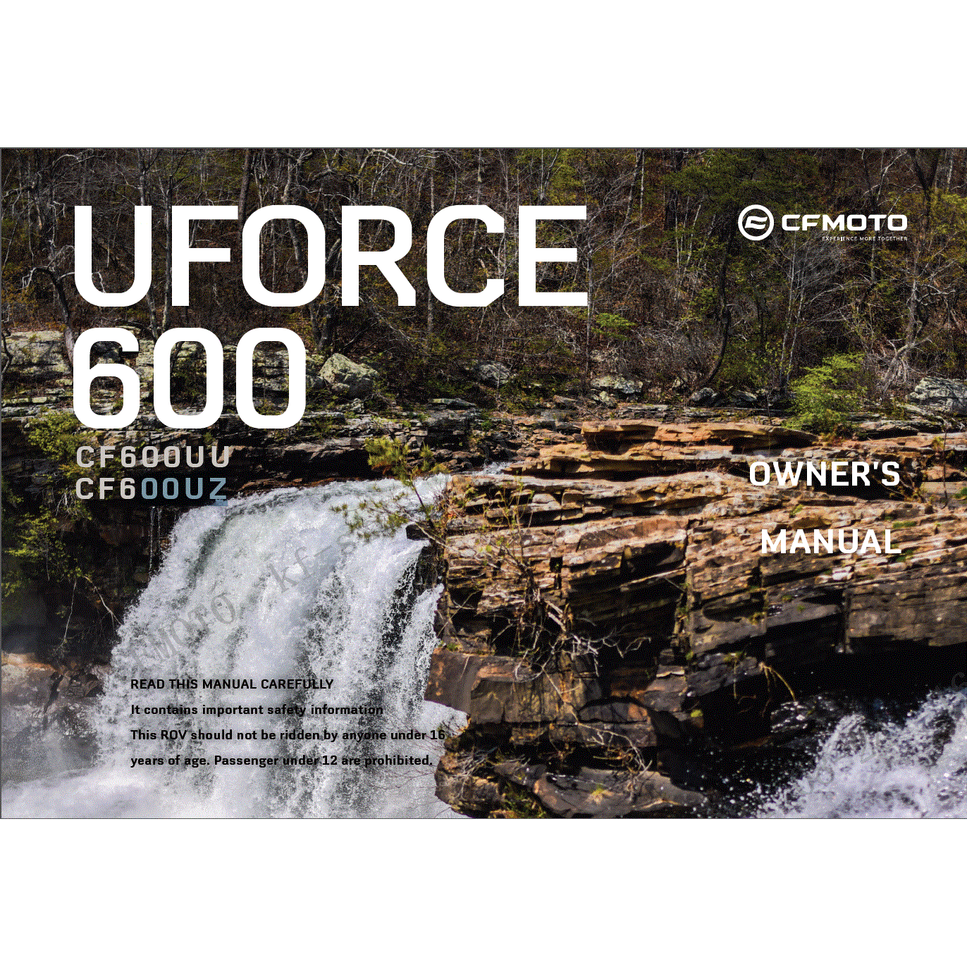 An Image of a Genuine CFMOTO Parts Schematic Diagram showing the schematic - OWNER'S MANUAL - 2024 CFMOTO UFORCE 600