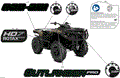BODY - FEATURE DECALS - 2025 CAN AM OUTLANDER PRO HD7 4X4 HUNT - WILDLAND CAMO - (2)