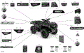 DECALS - MOSSY OAK EDITION - 2020 CAN AM OUTLANDER 650 EFI / DPS / XT / HUNTING