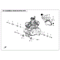 ENGINE MOUNTING PARTS - 2018 CFMOTO ZFORCE 800 EX