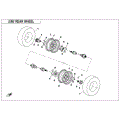 REAR WHEEL - 2020 CFMOTO CFORCE 400