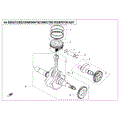 CRANKSHAFT&CONNECTING ROD&PISTON ASSY - 2020 CFMOTO ZFORCE 500