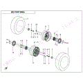 FRONT WHEEL - 2022 CFMOTO UFORCE 1000