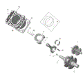ROTAX - CYLINDER - 2023 CAN AM OUTLANDER MAX 450 EFI