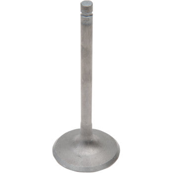 The Yamaha Intake Valve by Vesrah features a precision-made flat circular head and long cylindrical stem, shown standing upright against a plain white background.