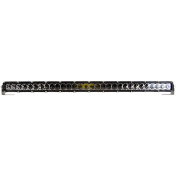 30-inch LED light bar with black housing and clear lens, combo beam design for offroad use.