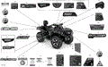 DECALS - LTD - 2020 CAN AM OUTLANDER MAX 1000R EFI