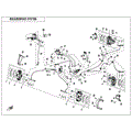 BRAKE SYSTEM (RH PARKING) - 2022 CFMOTO CFORCE 600