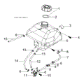 BODY: FUEL TANK and HOSES - 2015 POLARIS OUTLAW 50
