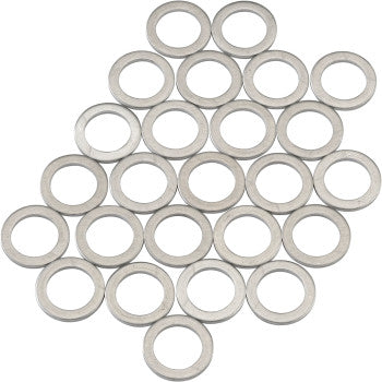 A pack of 25 Banjo Washers by Moose Offroad, flat and round aluminum seal washers, displayed in a grid pattern on a white background.