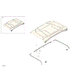 BODY - ROOF - 2026 CAN AM DEFENDER HD11 LTD CAB - HYBRID WHITE PEARL - 65" WIDTH - (2)