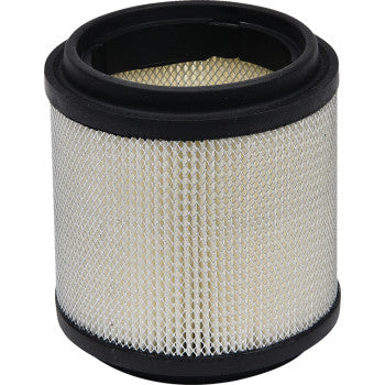 The Polaris Replacement Air Filter by All Balls is a cylindrical OEM filter with a white pleated cellulose interior, metal mesh, and black plastic end caps on both top and bottom.