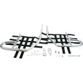 Yamaha Raptor Nerf Bars Silver by Motorsport Products