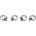 Clamp Hose Stainless Steel 8-22 mm 4 Pack by Moose Offroad