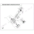 CRANKSHAFT & CONNECTING ROD & PISTON ASSY. - 2021 CFMOTO CFORCE 400
